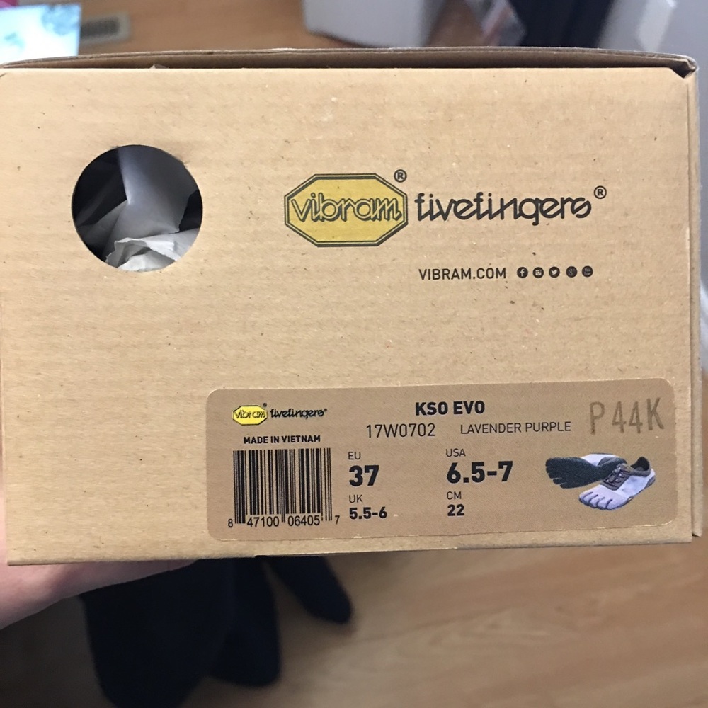 Vibram 5 finger toe shoes